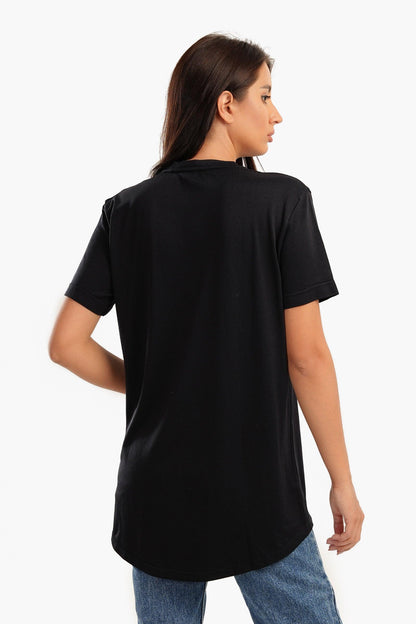 قميص أساسي من الألياف الدقيقة