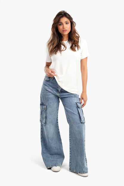 قميص أساسي من الألياف الدقيقة