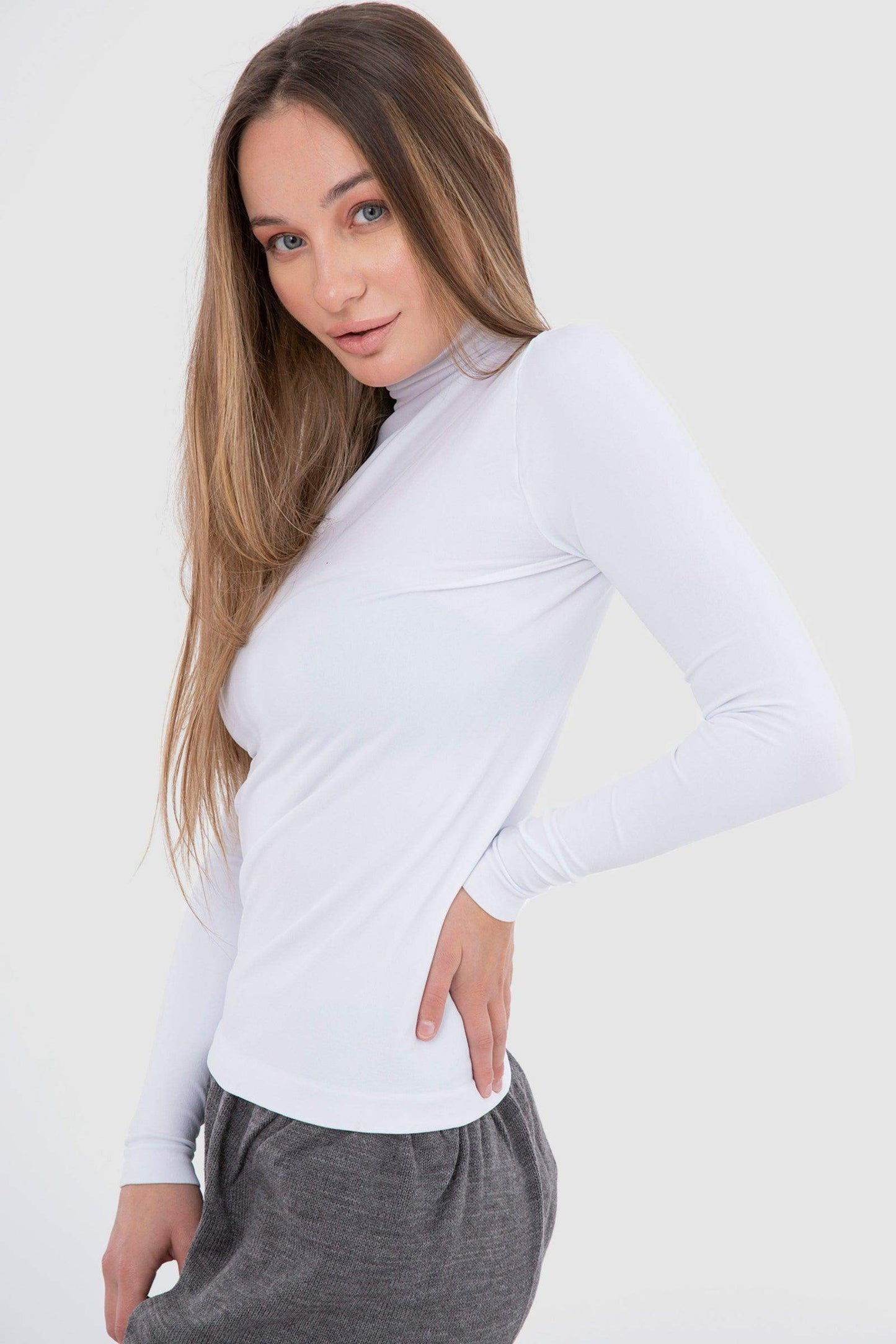 Carina Microfiber Long Sleeves Top