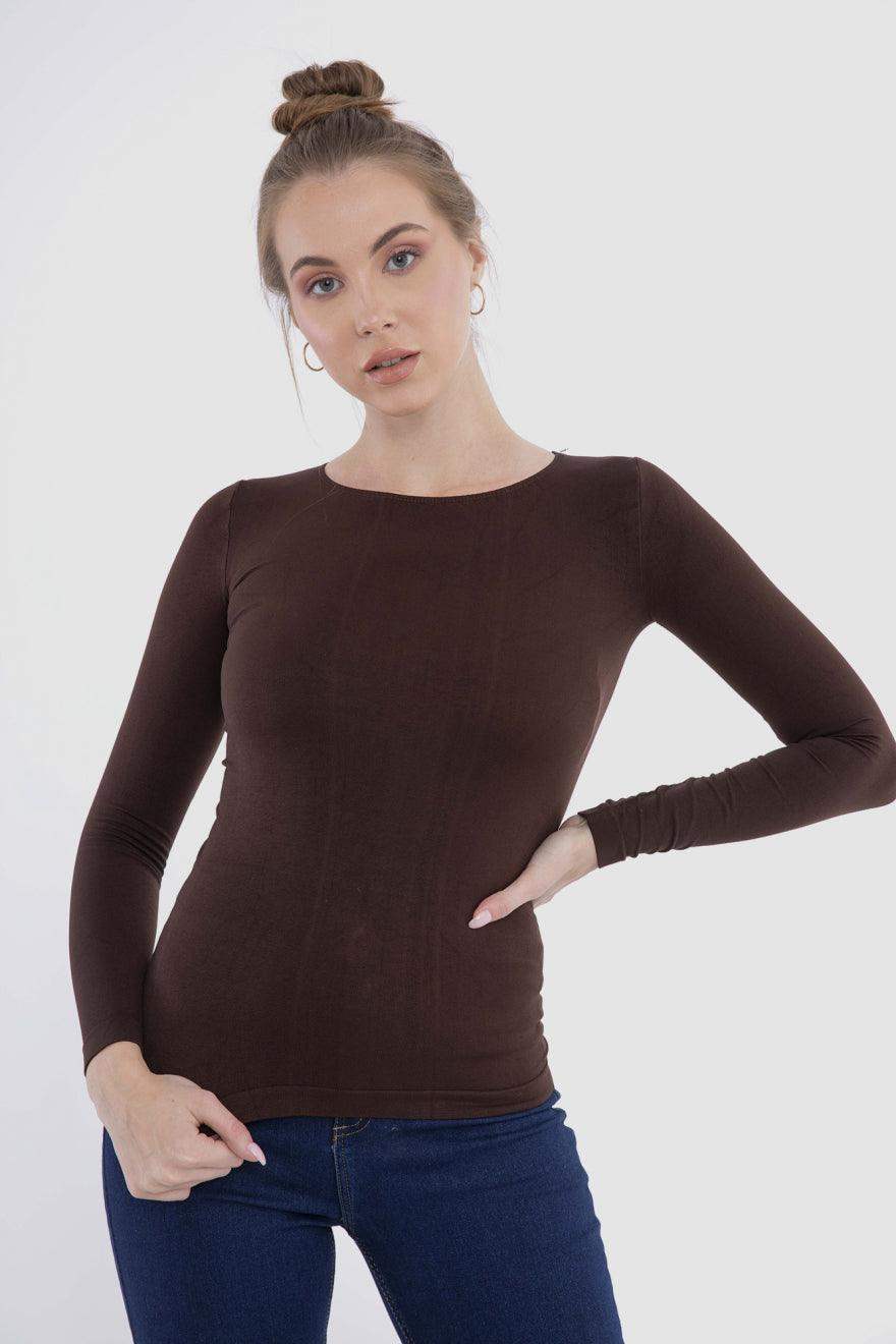 Carina Microfiber Long Sleeves Top