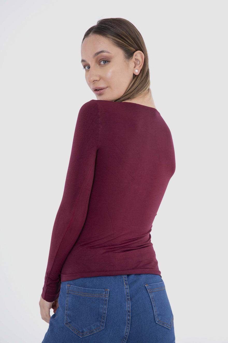 Carina Microfiber Long Sleeves Top