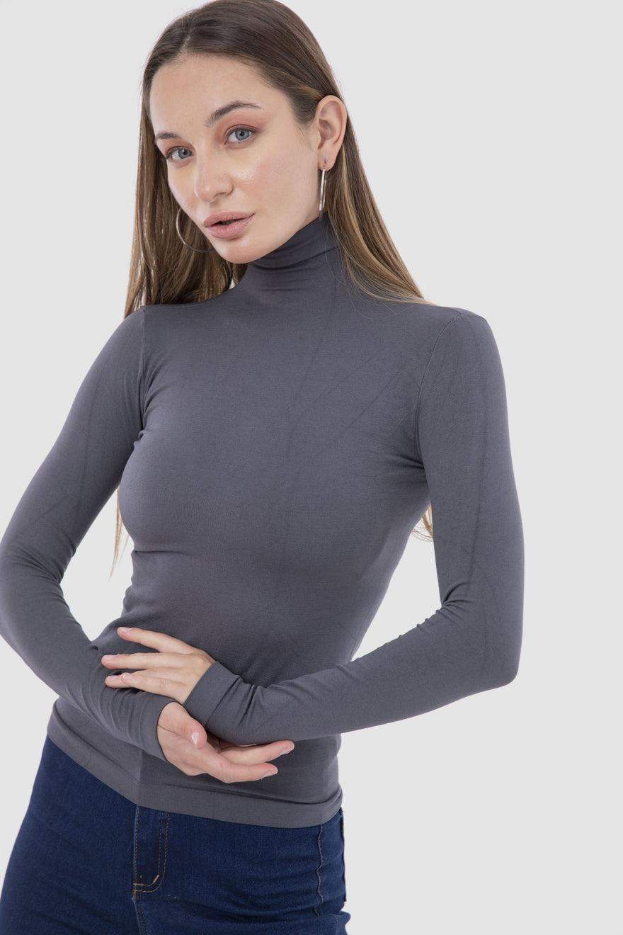 Carina Microfiber Long Sleeves Top