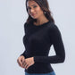 Carina Microfiber Long Sleeves Top