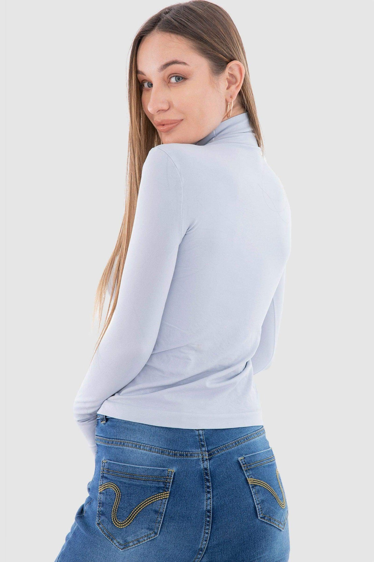 Carina Microfiber Long Sleeves Top