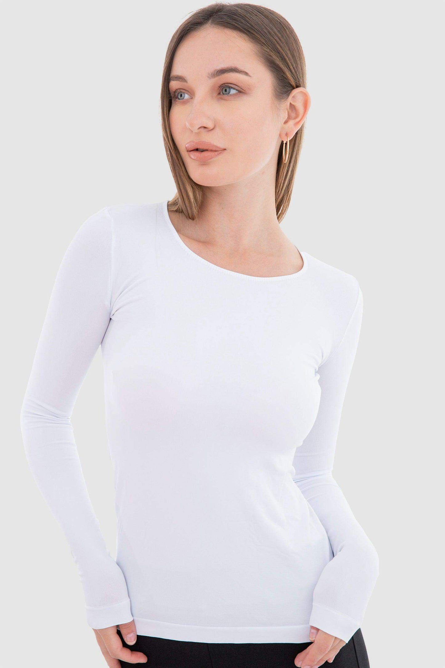 Carina Microfiber Long Sleeves Top