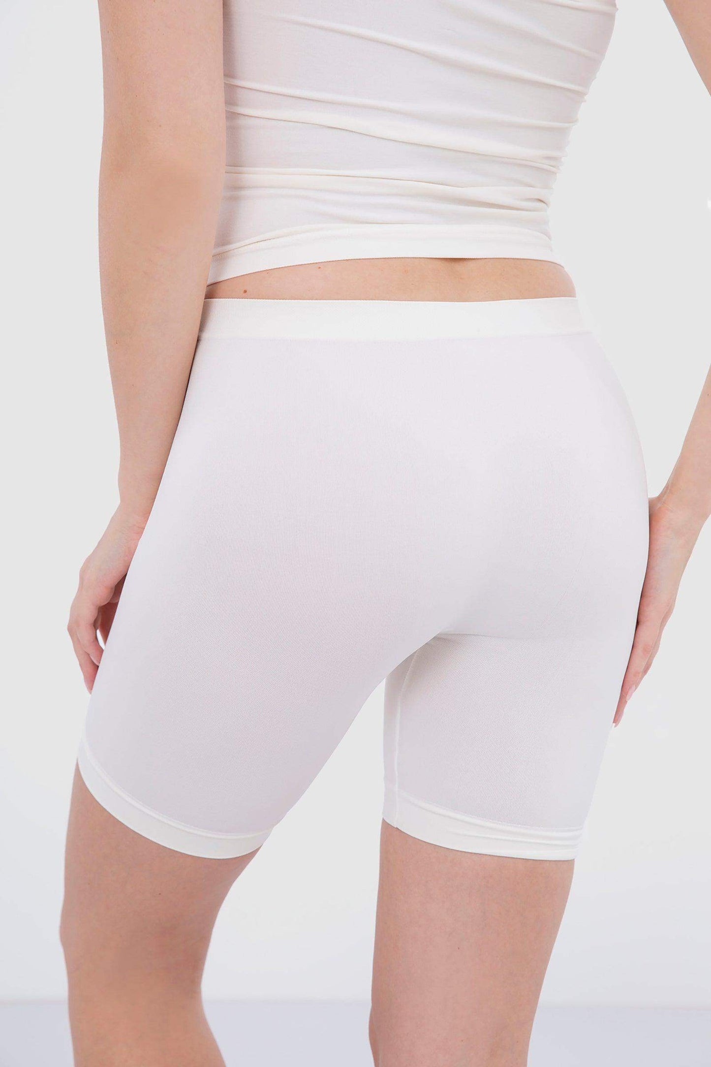 Carina Microfiber Mid Thigh Shorts