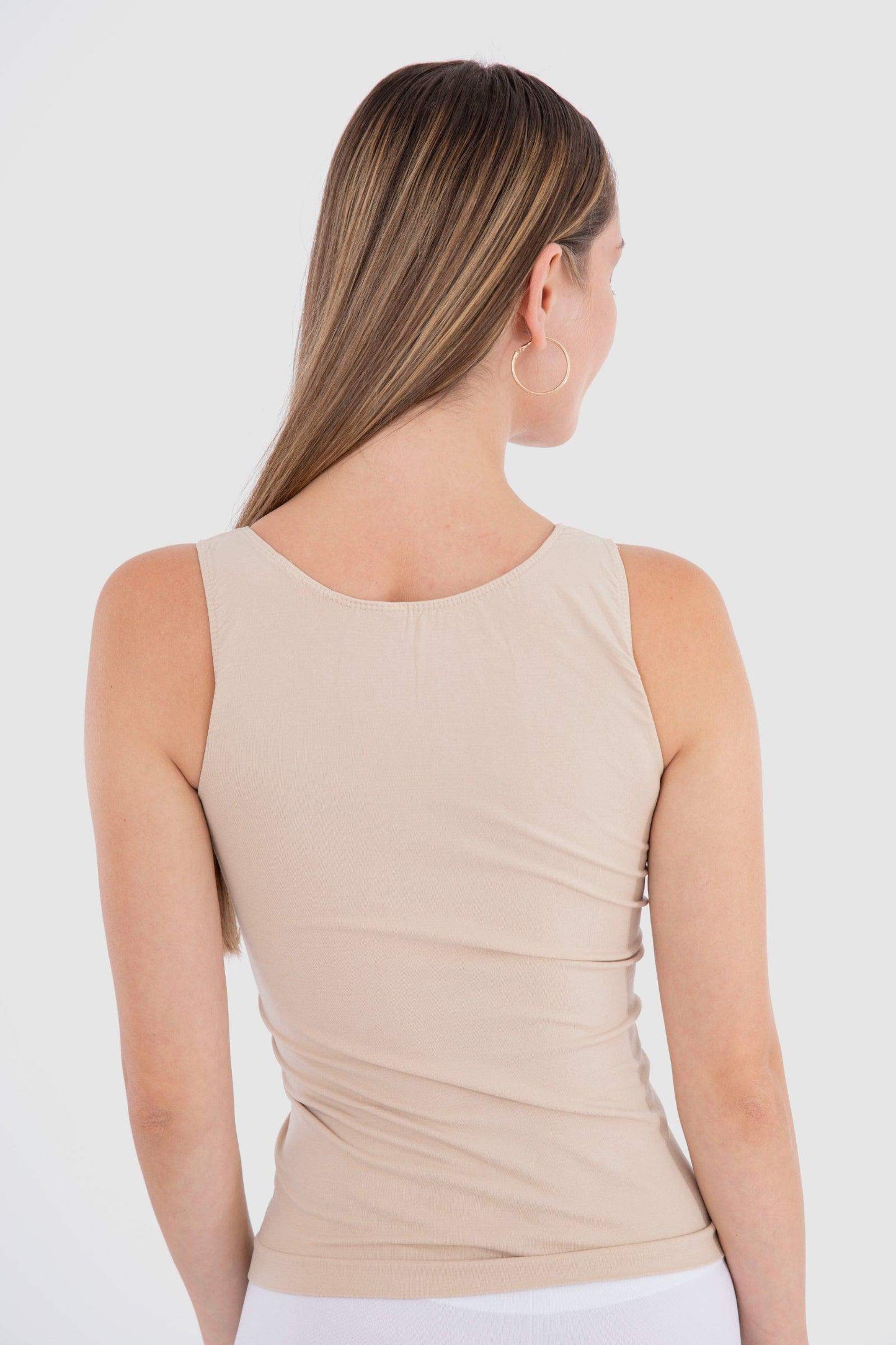 Carina Microfiber Sleeveless Tank Top