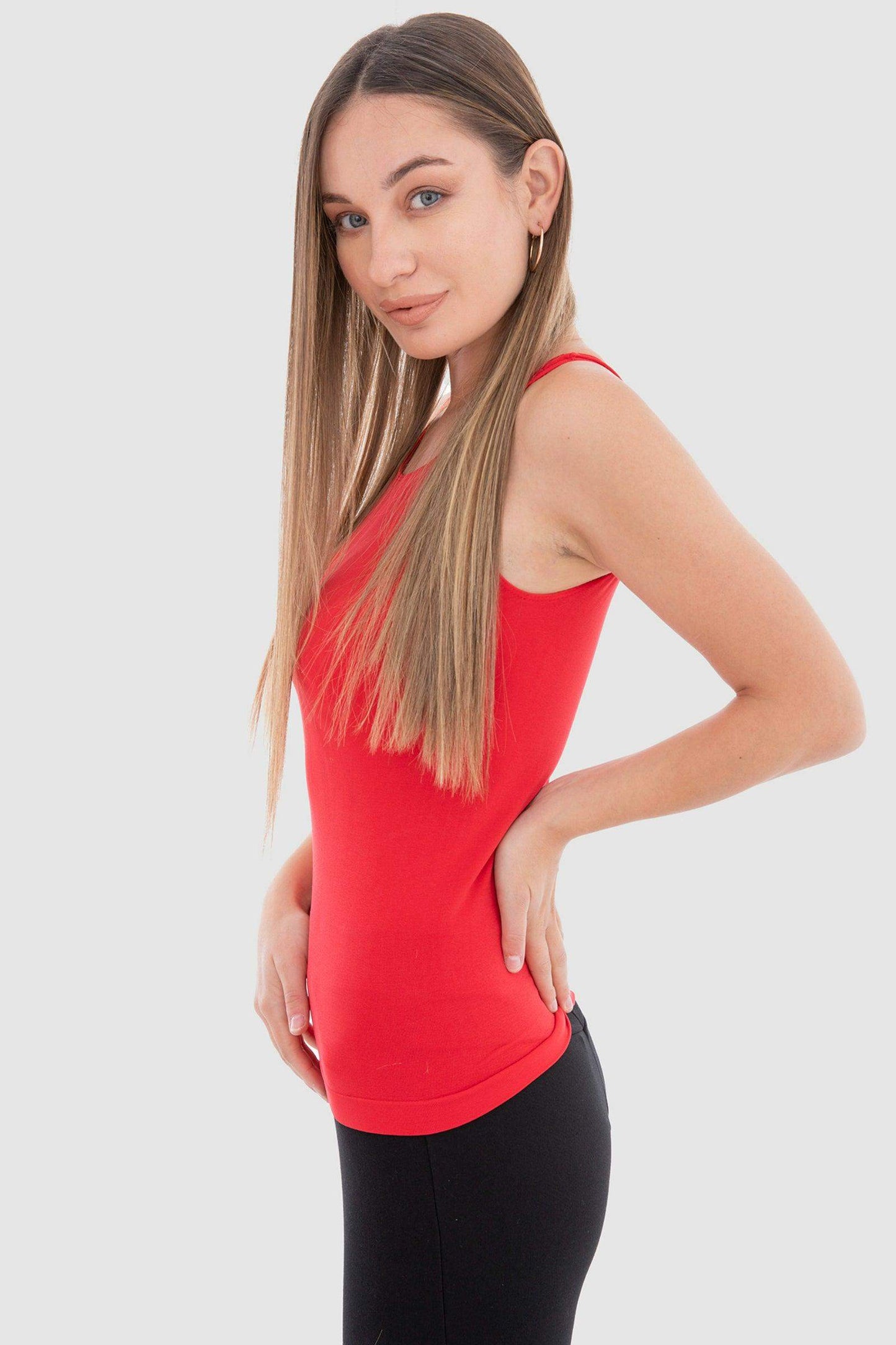 Carina Microfiber Sleeveless Tank Top