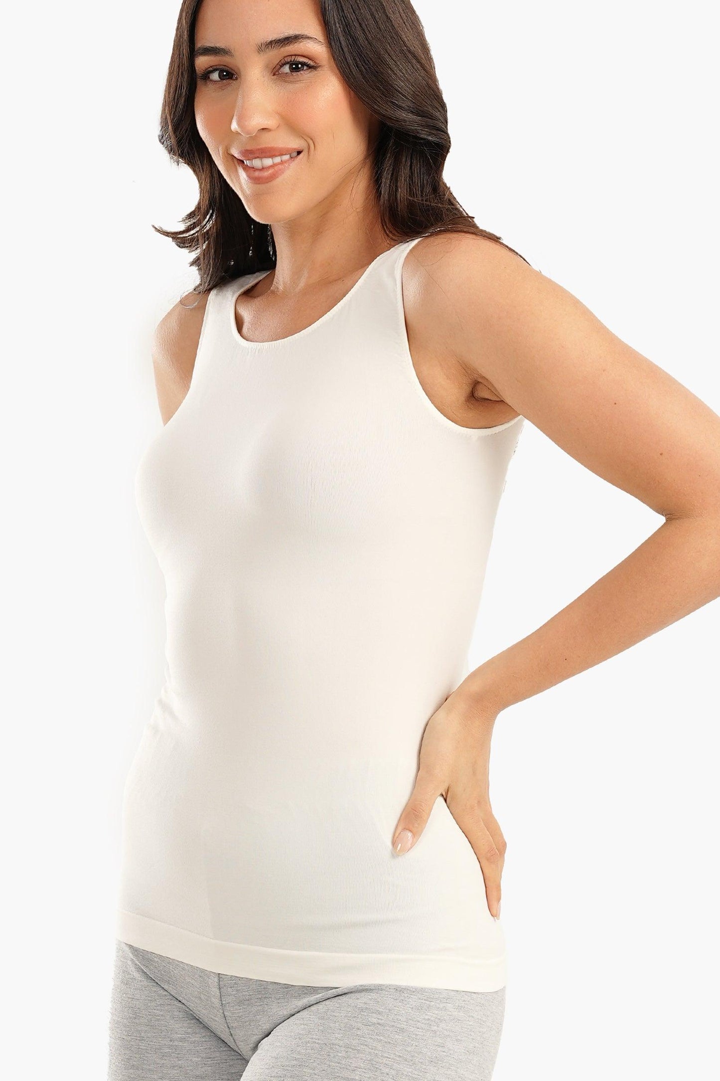 Carina Microfiber Sleeveless Tank Top