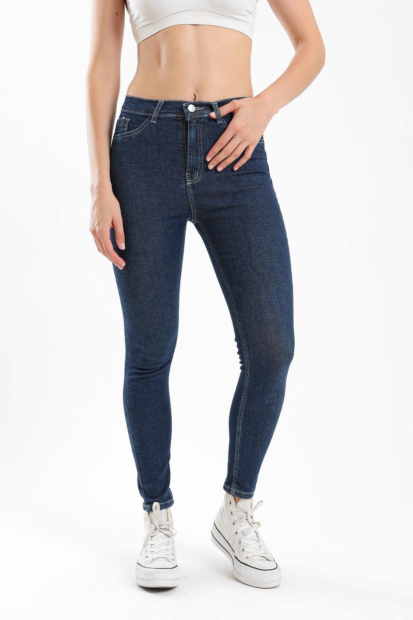 Carina Mid-Rise Slim Fit Jeans