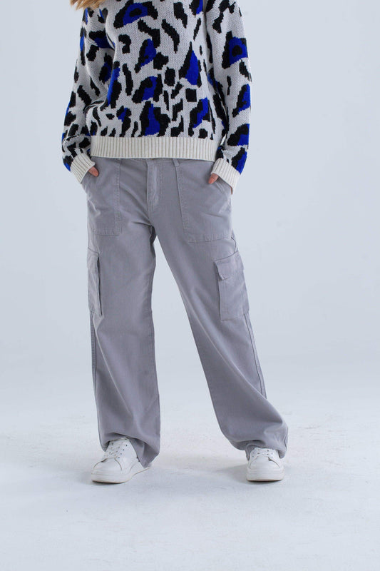 بنطال باراشوت متعدد الجيوب