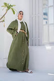 Mrgd Linen Long Shirt-Dress