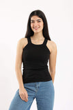 Carina Narrow Cut Ribbed Tank Top