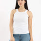 Carina Narrow Cut Ribbed Tank Top