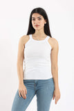 Carina Narrow Cut Ribbed Tank Top