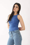 Carina Narrow Cut Ribbed Tank Top