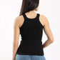 Carina Narrow Cut Ribbed Tank Top