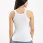 Carina Narrow Cut Ribbed Tank Top