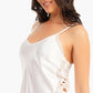 Carina Nightgown with Crossed Side & Lace