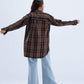 Carina Oversized Checkered Shirt