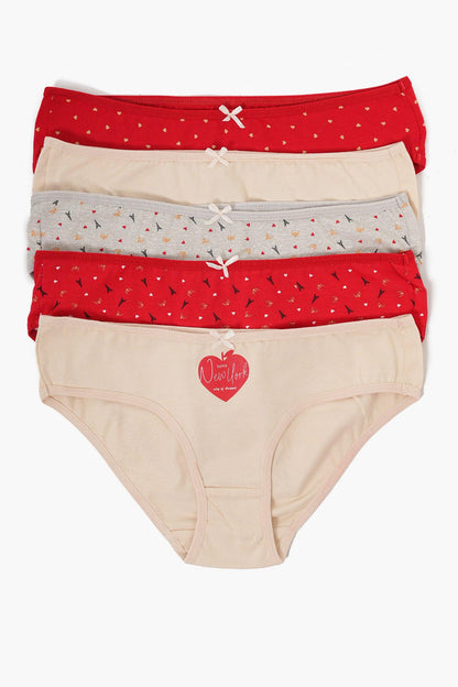 Pack of 10 Colored Bikini Panties