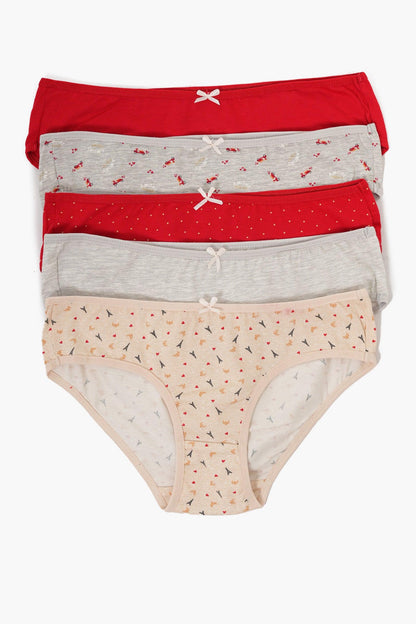 Pack of 10 Colored Bikini Panties