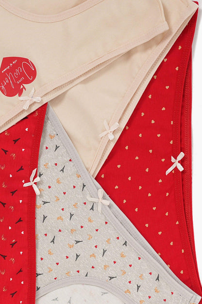 Pack of 10 Colored Bikini Panties