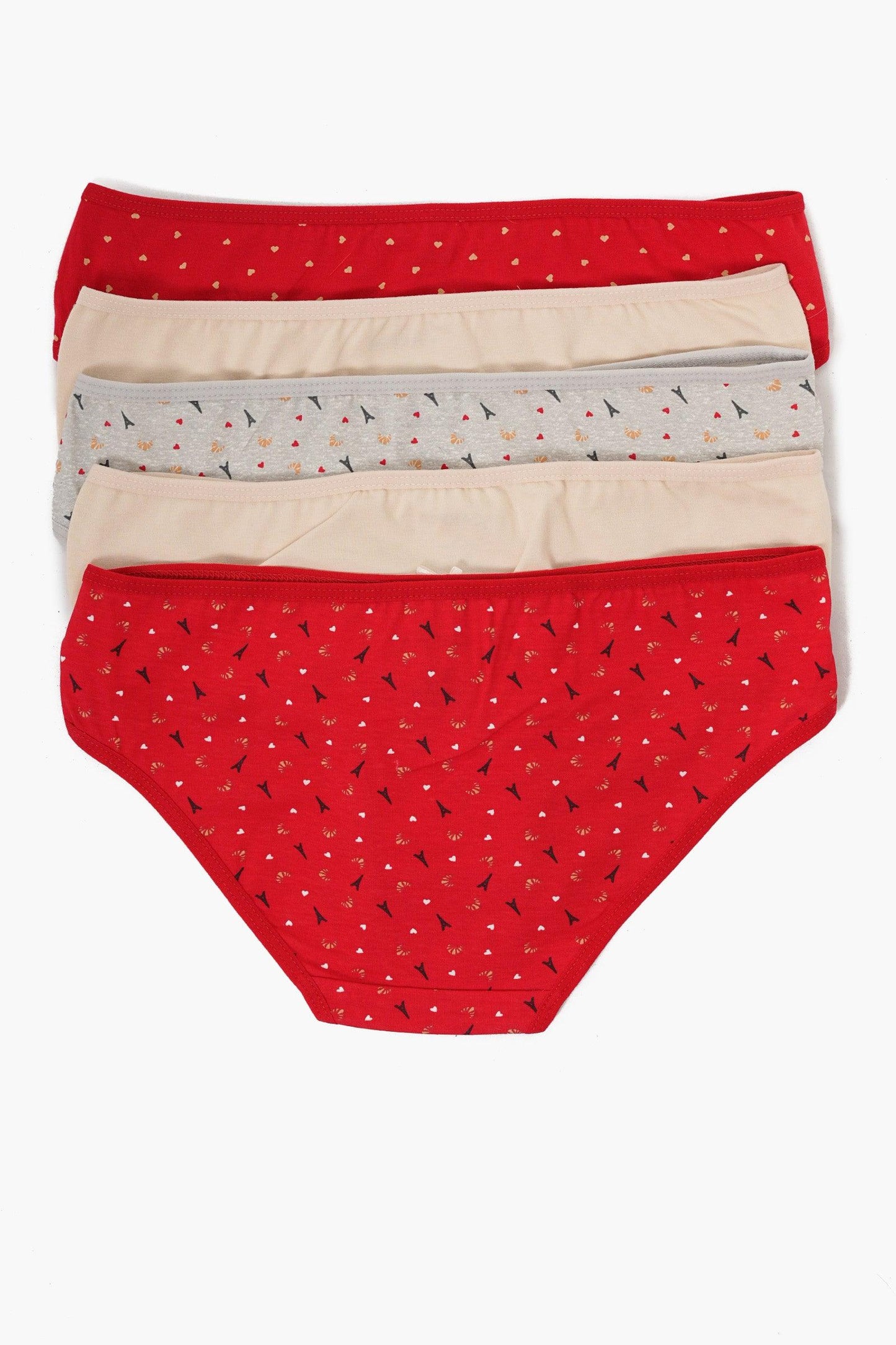 Pack of 10 Colored Bikini Panties