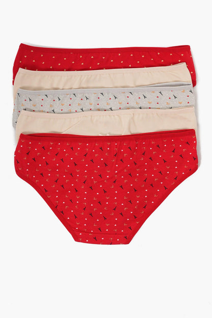 Pack of 10 Colored Bikini Panties