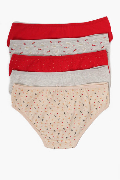 Pack of 10 Colored Bikini Panties