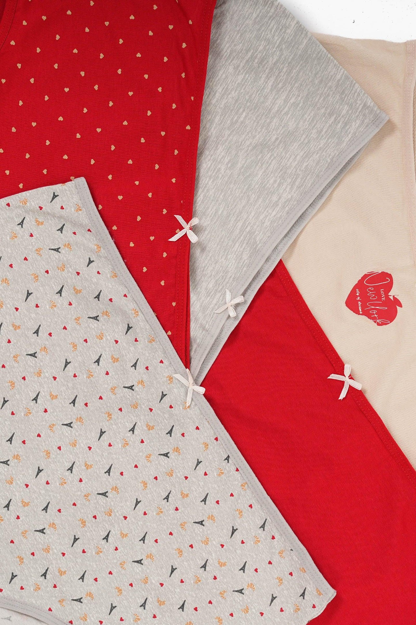 عبوة من 10 سراويل داخلية كاملة ملونة