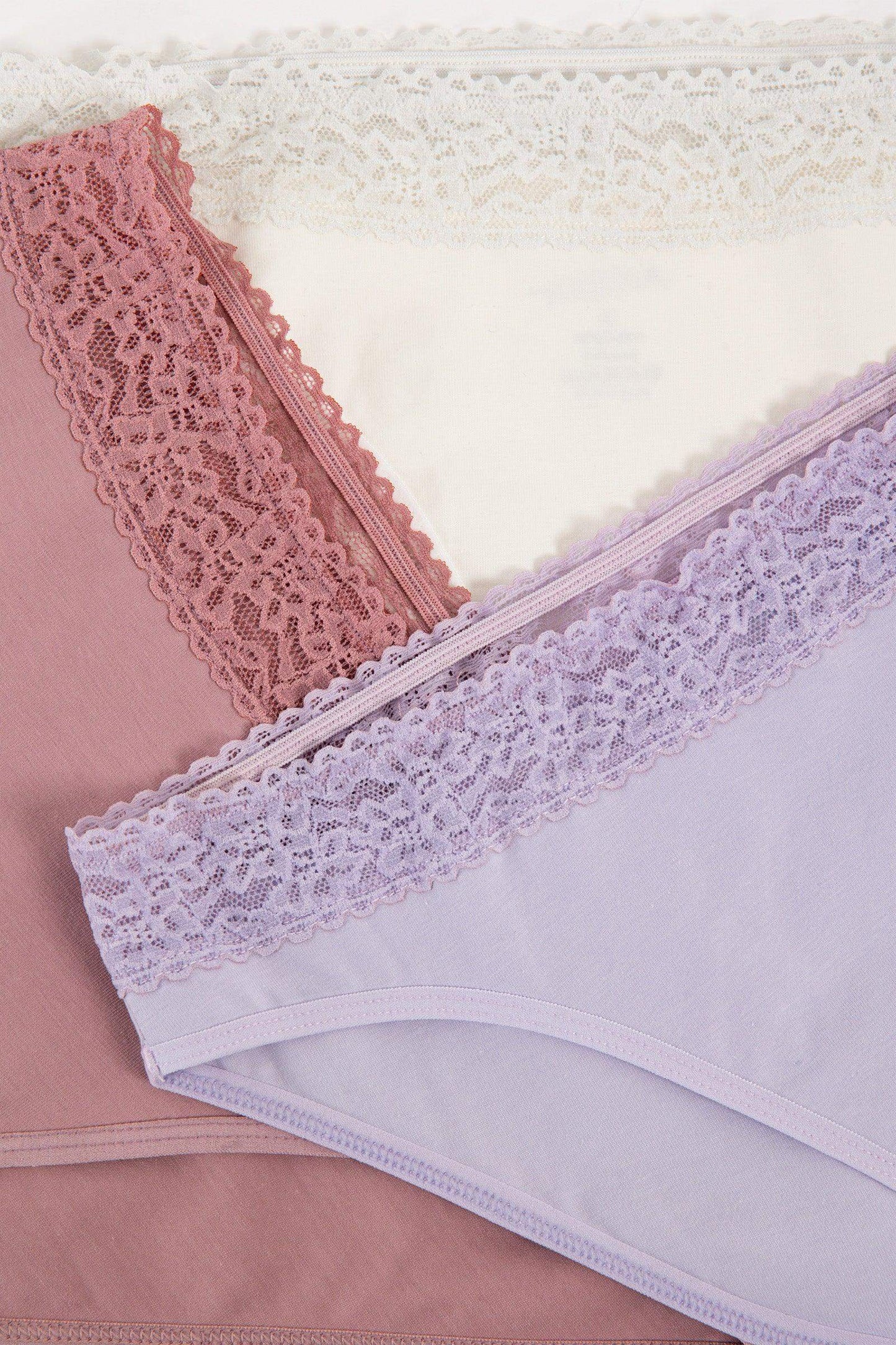 Carina Pack of 3 Bikini Panties with Lace