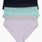 Carina Pack of 3 Brief Panties with Lace