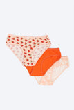 Carina Pack of 3 Colored Bikini Panties