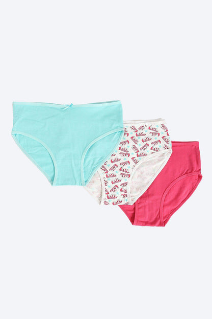 Carina Pack of 3 Colored Brief Panties