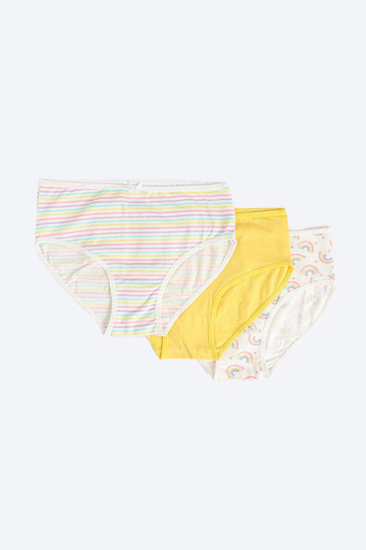 Carina Pack of 3 Colored Brief Panties