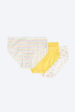 Carina Pack of 3 Colored Brief Panties