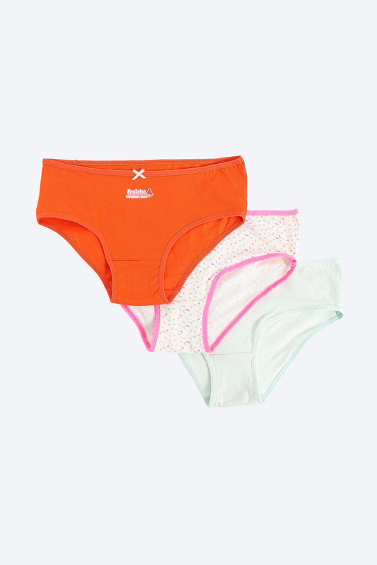 Carina Pack of 3 Colored Brief Panties