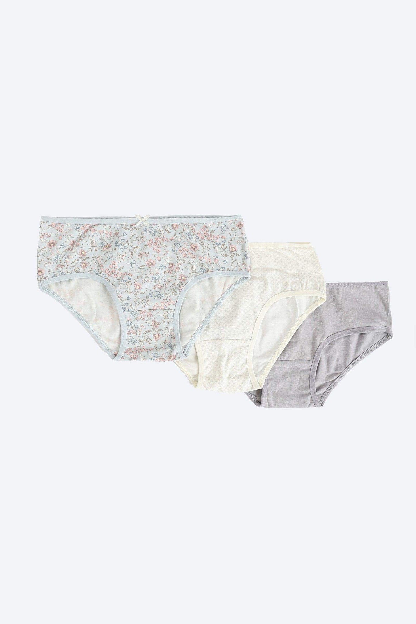 Carina Pack of 3 Colored Brief Panties