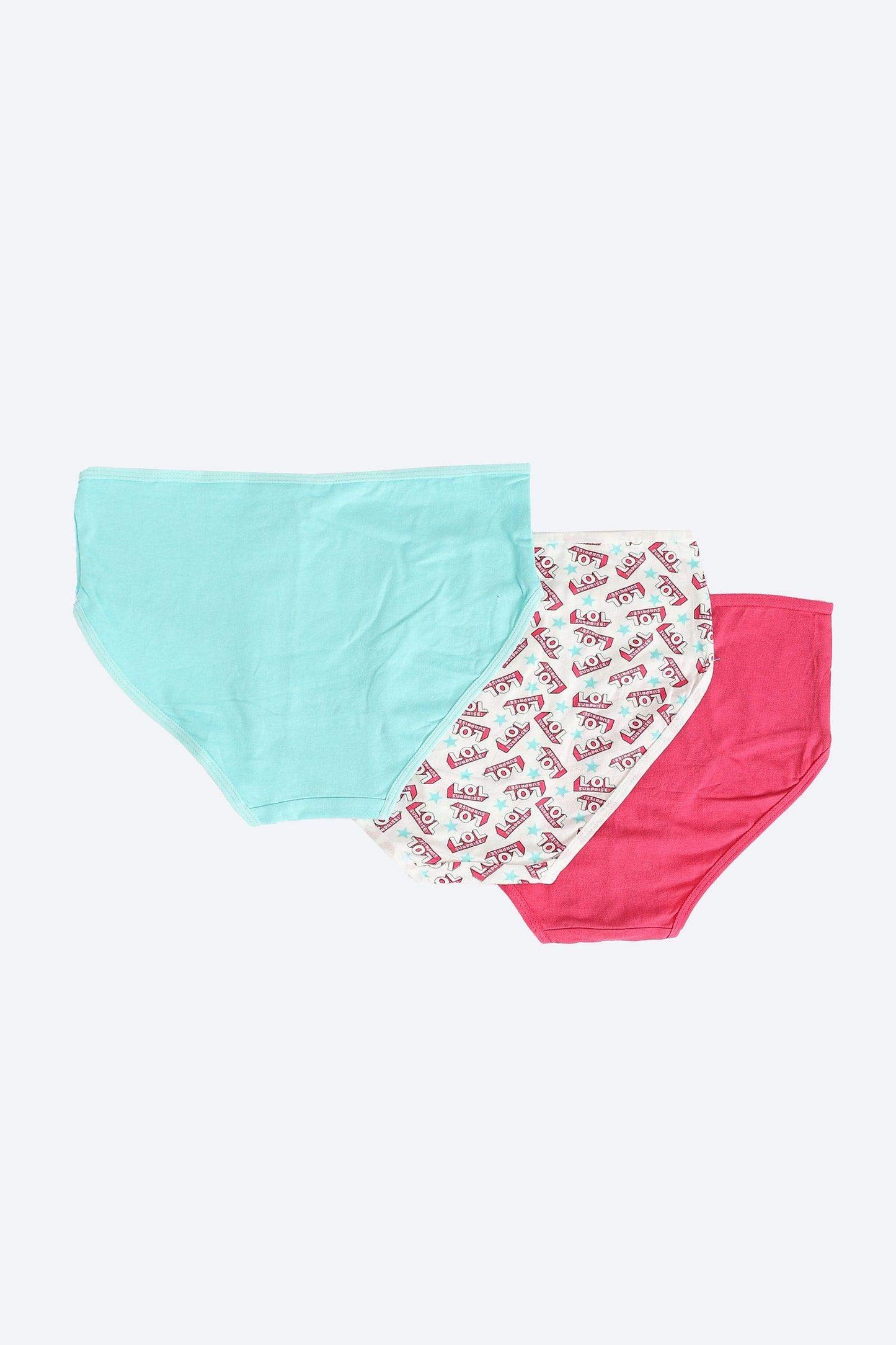 Carina Pack of 3 Colored Brief Panties