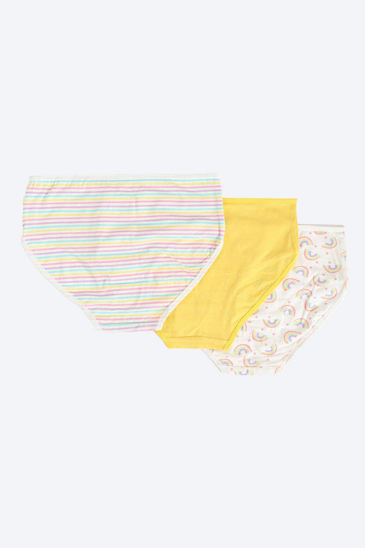 Carina Pack of 3 Colored Brief Panties