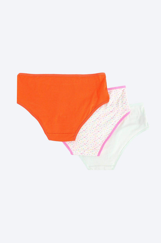 Carina Pack of 3 Colored Brief Panties