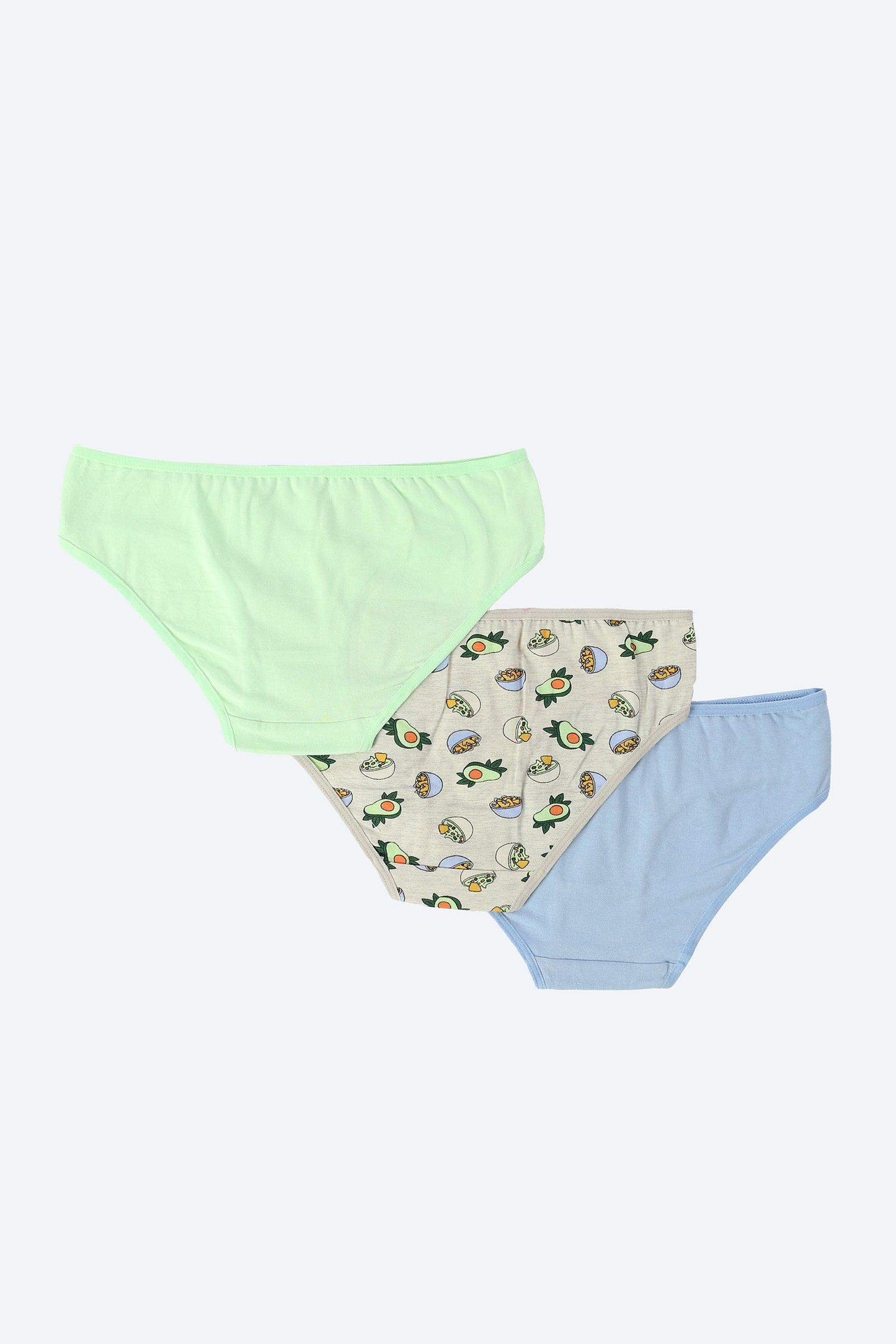 Carina Pack of 3 Cotton Bikini Panties