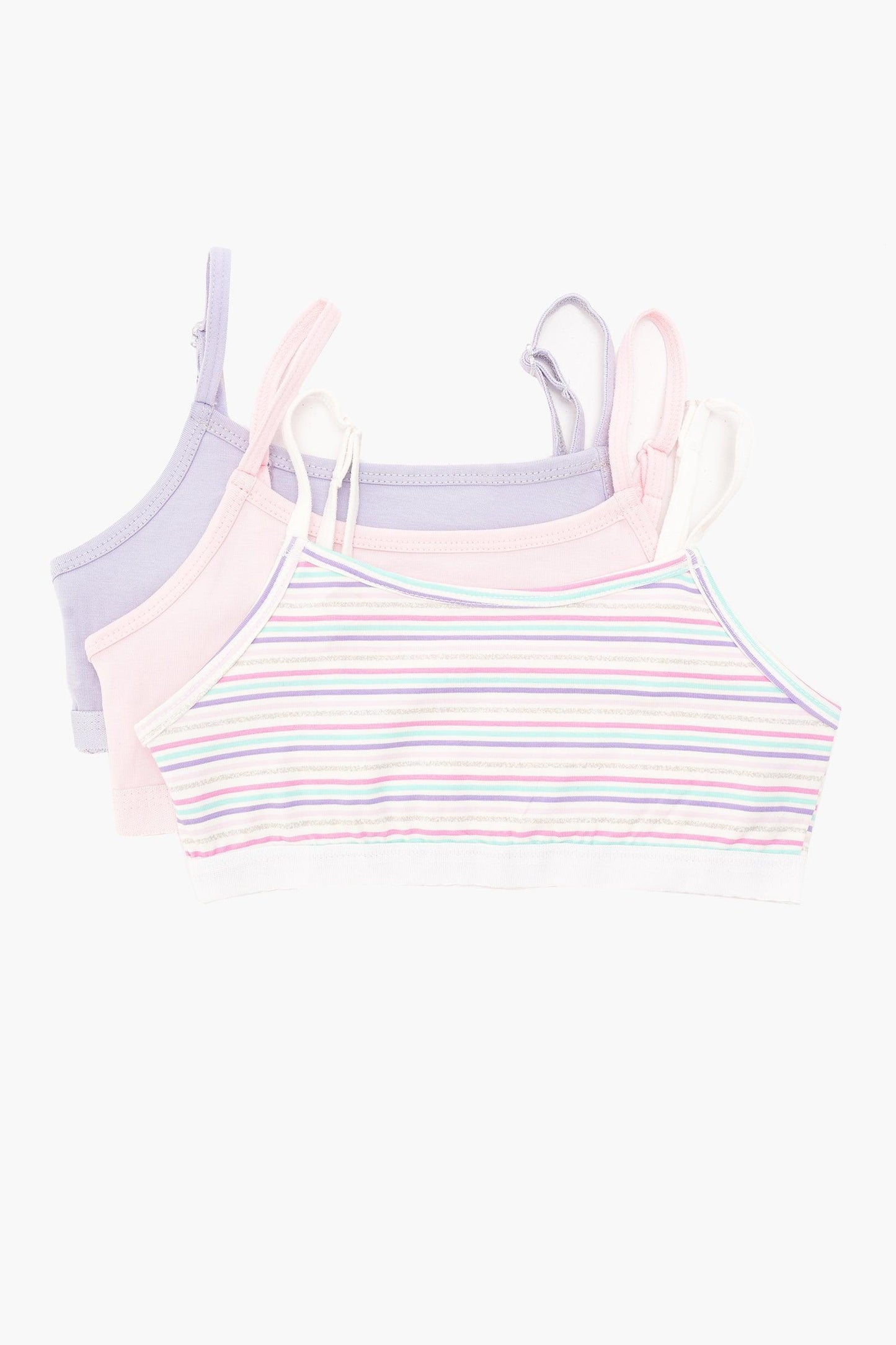 Pack of 3 Bralette for Teen Girls