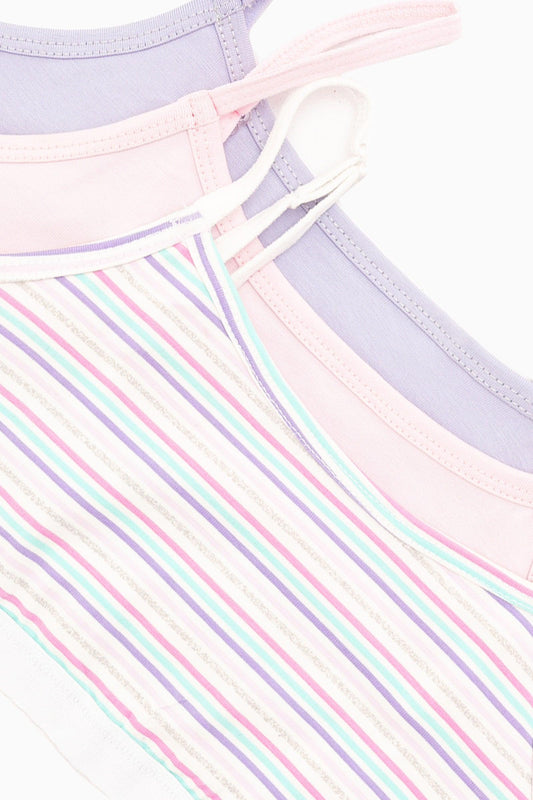 مجموعة من 3 حمالات صدر للفتيات المراهقات