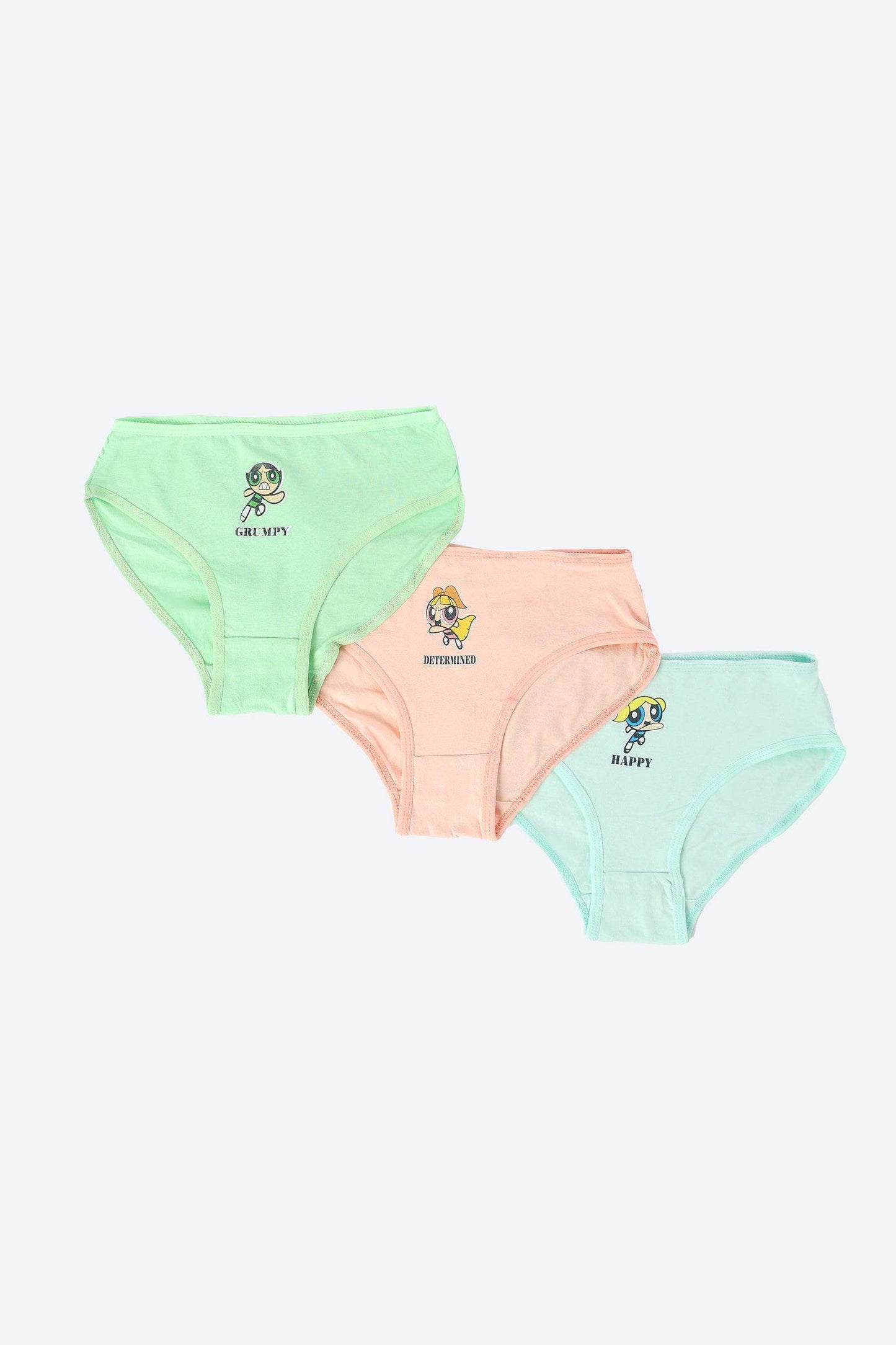 Carina Pack of 3 Brief Panties for Girls