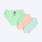 Carina Pack of 3 Brief Panties for Girls