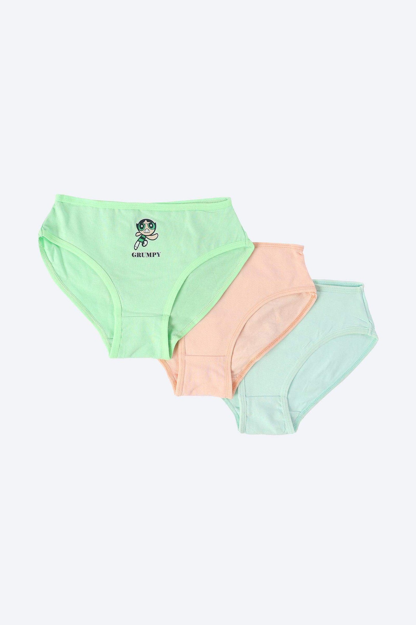 Carina Pack of 3 Brief Panties for Girls