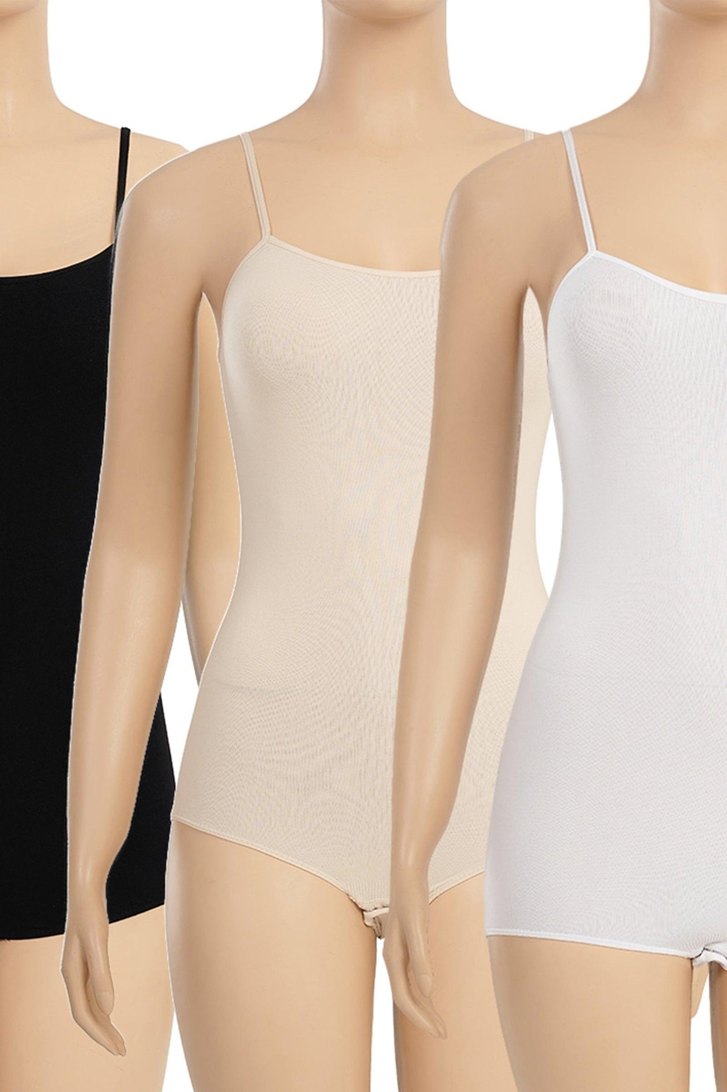 Carina Pack of 3 Microfiber Cami Bodysuit