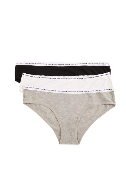 Pack of 3 Plain Bikini Panties - Carina - ??Ã¢â‚¬â„¢????????ÃƒÂ±??Ã¯Â¿Â½ÃƒÂ¿??Ã†â€™?ÃƒÂ¿????
